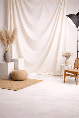 AI-generated fashion model in editorial pose